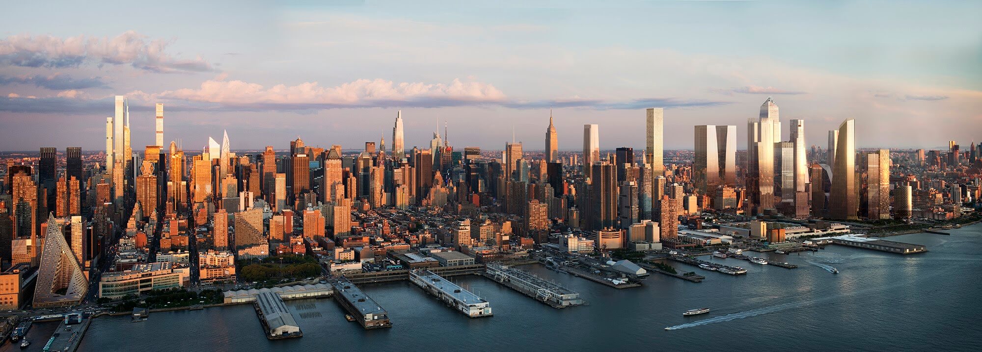 Related-Companies-Hudson-Yards-Office-Aerial-Sunset-Future-Skyline